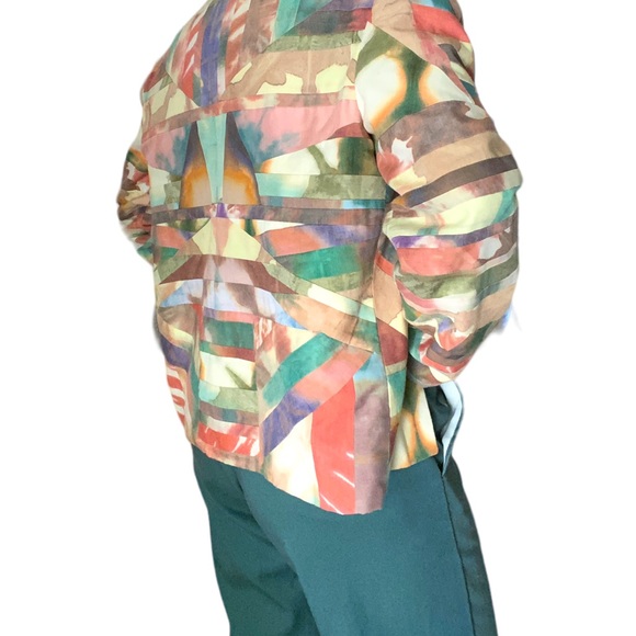 vintage handmade & dyed patchwork jacket - Picture 4 of 9